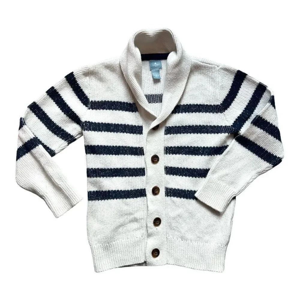 Boys Gap Kids Shaw Neckline Chunky Button Cardigan Sweater - Sz 5